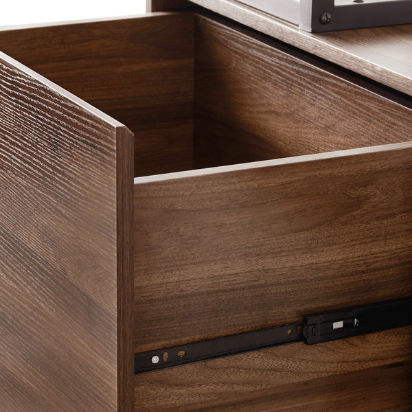 Kledingrek Egmating met lades 180x120x40 cm [en.casa]