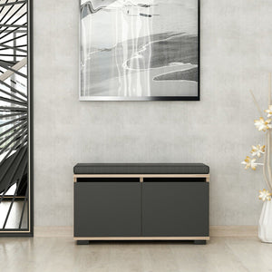 [en.casa] Schoenenrek Brande 42x80x35 cm - 2 varianten