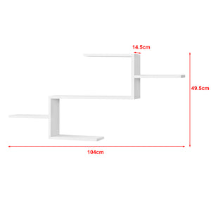 Wandplank Flekkefjord met 5 planken 104x14,5x49,5 cm - 3 varianten
