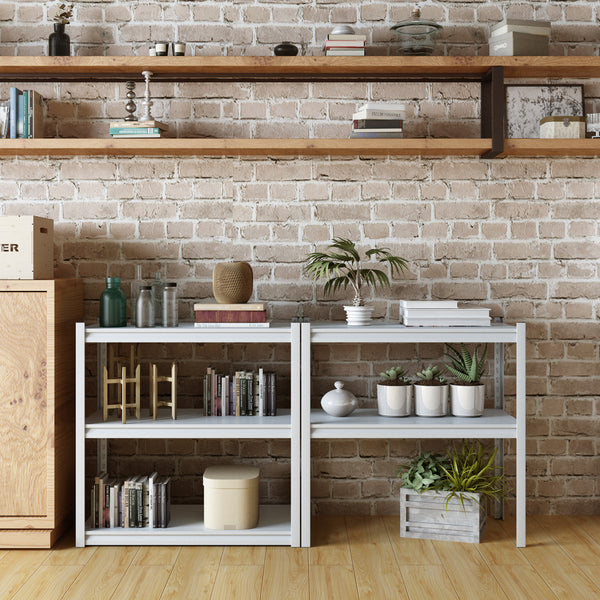 [en.casa] Keukenkast Austrheim open kast 183x90x40 cm - 2 varianten