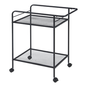 [en.casa] Keukentrolley Hole 72x62x45 cm metaal - 2 varianten