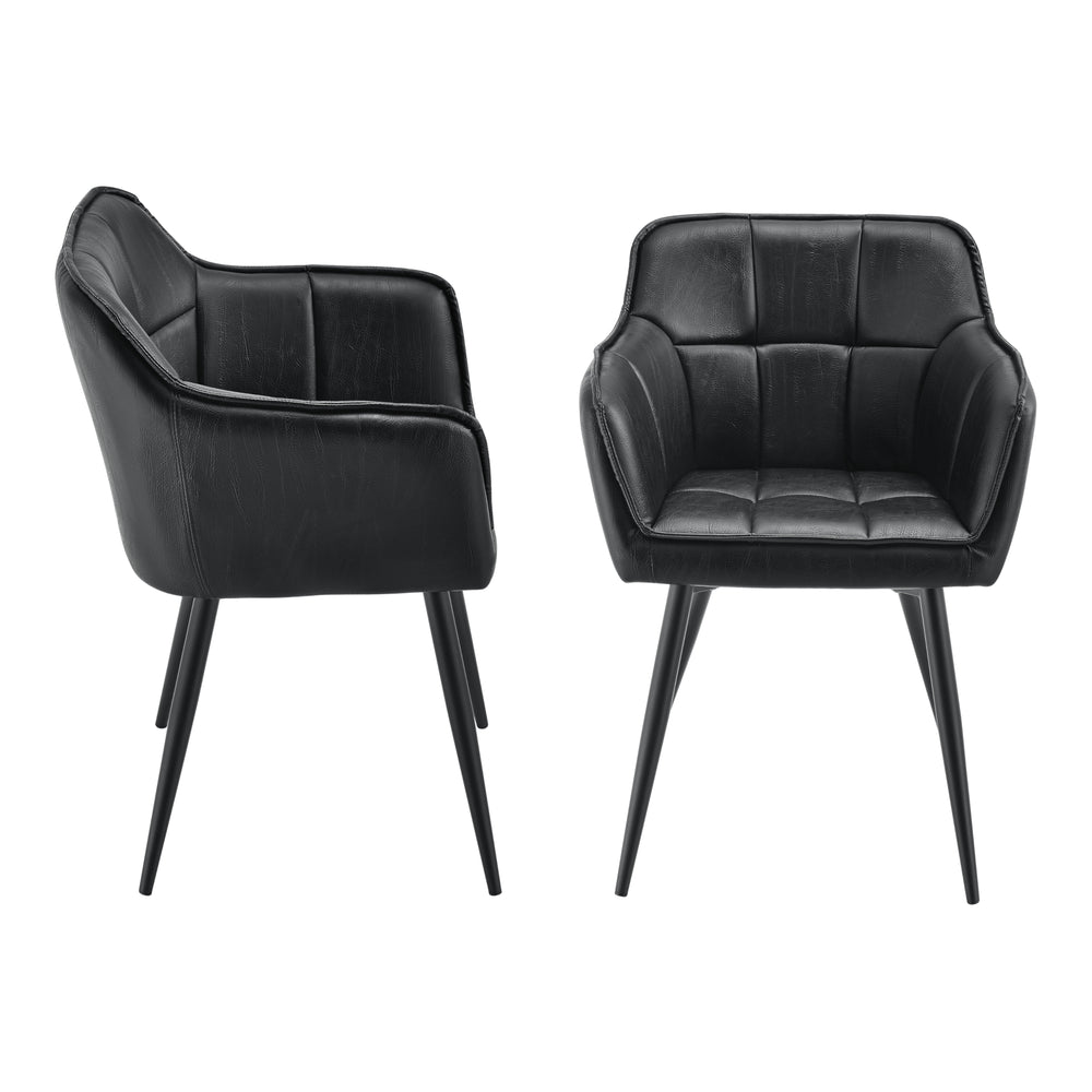 Eetkamerstoelen Birmingham fauteuils 81x57x53 cm [en.casa]