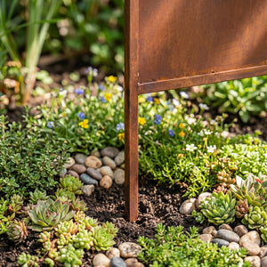 Tuinprikker Irsina set van 2 160x50 cm cortenstaal roestkleurig [casa.pro]