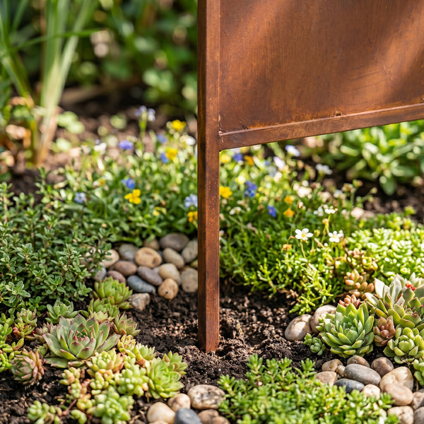 Tuinprikker Irsina set van 2 160x50 cm cortenstaal roestkleurig [casa.pro]