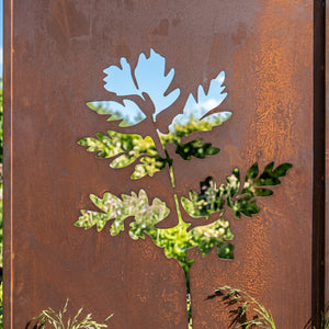 Tuinprikker Irsina set van 2 160x50 cm cortenstaal roestkleurig [casa.pro]