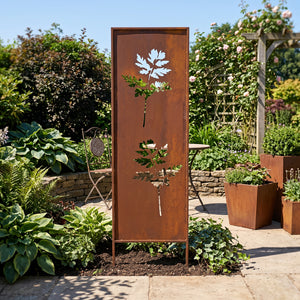Tuinprikker Irsina set van 2 160x50 cm cortenstaal roestkleurig [casa.pro]
