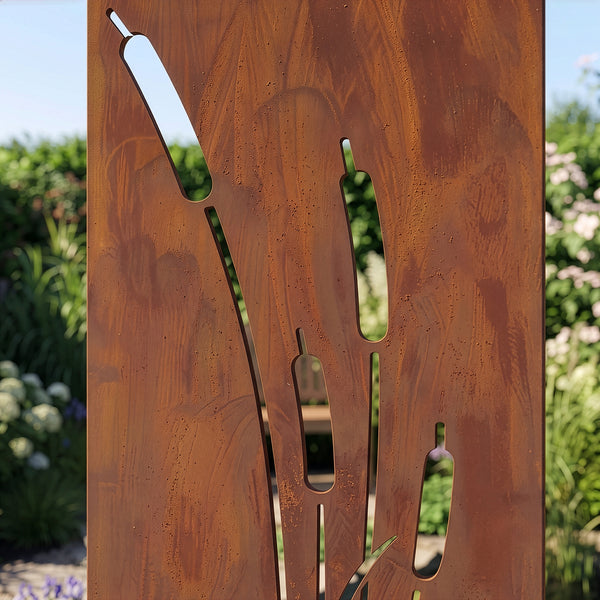 Tuinprikker Irsina set van 2 160x50 cm cortenstaal roestkleurig [casa.pro]