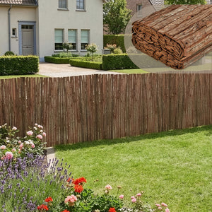 Boomschorsmat of rieten hek tuinscherm op rol - 6 varianten