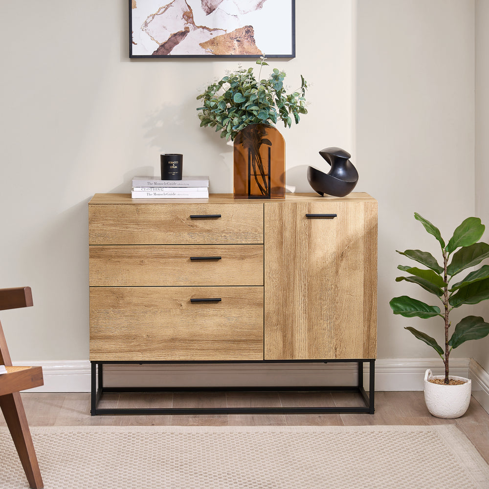 Sideboard Lavangen commode 75x100x35 cm [en.casa]
