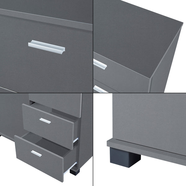 [en.casa] Halmeubel Döbritz 84x80x28 cm - 3 varianten