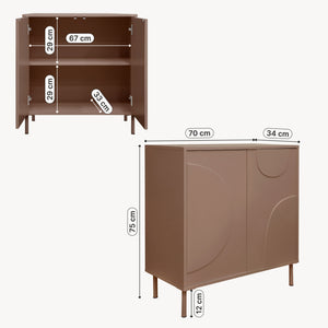 Sideboard Holea dressoir 75x70x34 cm [en.casa]