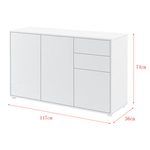 Commode Paarl druk en open 74x117x36 cm - 5 varianten