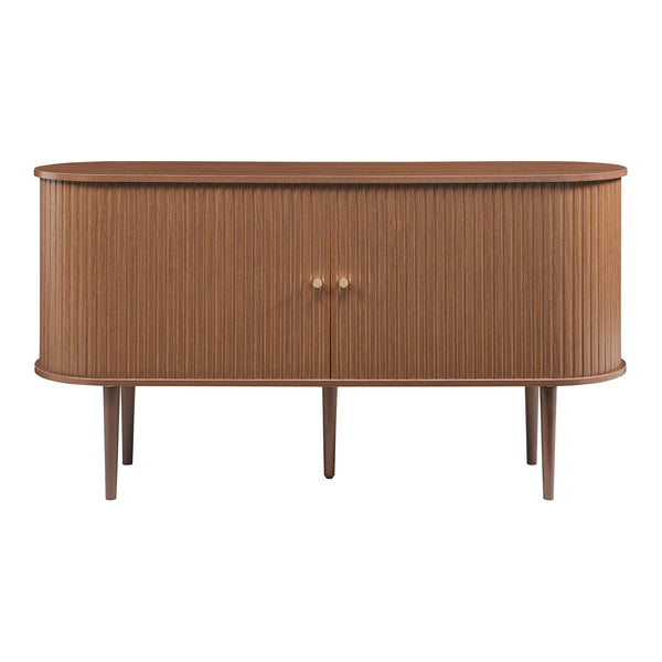 Sideboard Mapia dressoir walnootkleurig [en.casa]