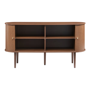 Sideboard Mapia dressoir walnootkleurig [en.casa]