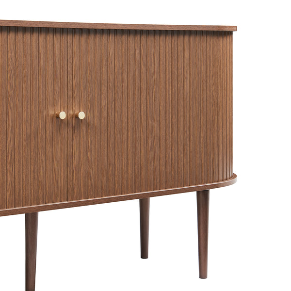 Sideboard Mapia dressoir walnootkleurig [en.casa]