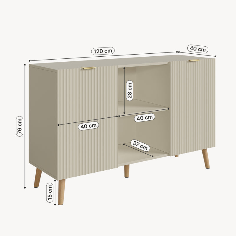 Maatschets Sideboard Nand [en.casa]
