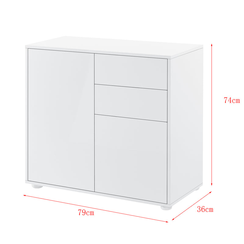 Maatschets Commode Paarl 74x79x36 cm [en.casa]
