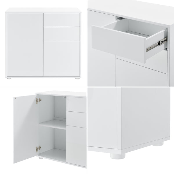 Commode Paarl druk en open 74x79x36 cm - 5 varianten