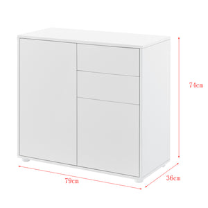 Commode Paarl 74x79x36 cm [en.casa]