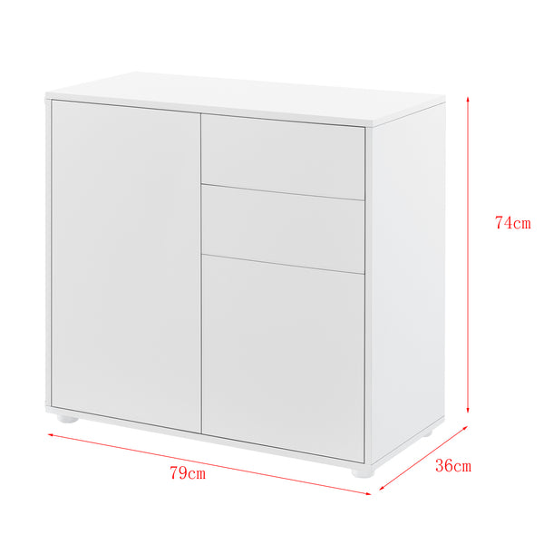 Commode Paarl 74x79x36 cm [en.casa]