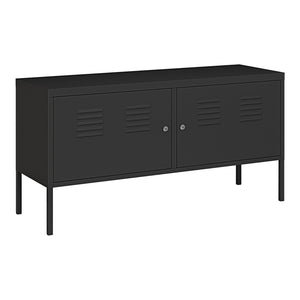 Commode Pyhtää 118x40x60 cm staal [en.casa]