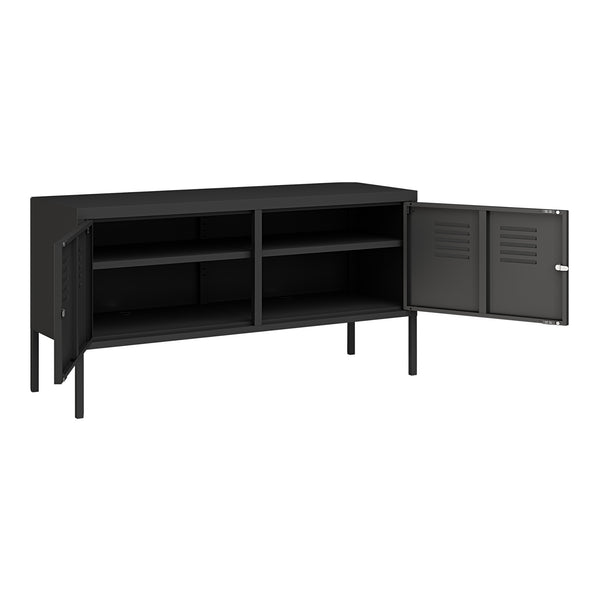 Commode Pyhtää 118x40x60 cm staal [en.casa]