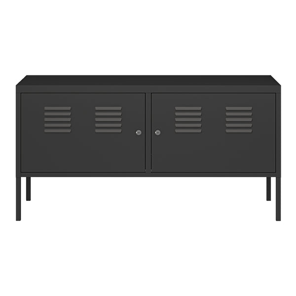 Commode Pyhtää 118x40x60 cm staal [en.casa]