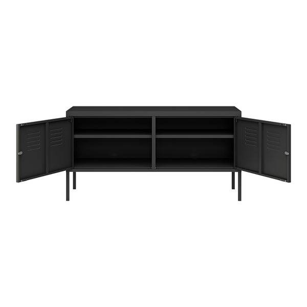 Commode Pyhtää 118x40x60 cm staal [en.casa]