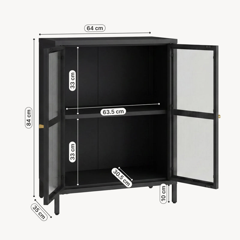 Maatschets Sideboard Säkylä dressoir 84x64x35 cm [en.casa]