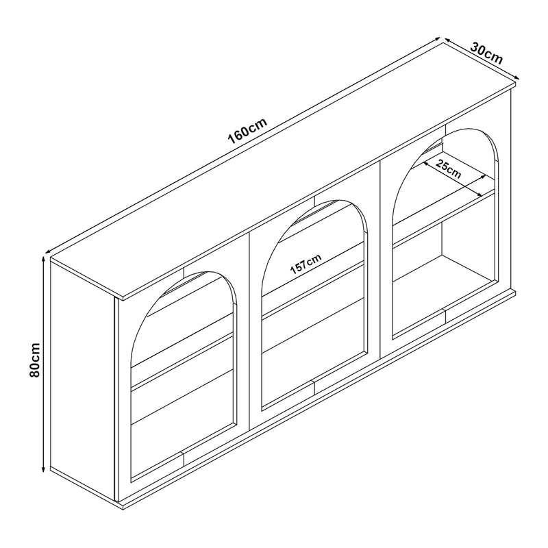 Maatschets Dressoir Trorhun [en.casa]