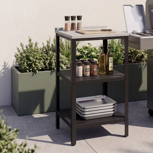 Bijzettafel Bolognano voor buiten 92x50x50 cm casa.pro
