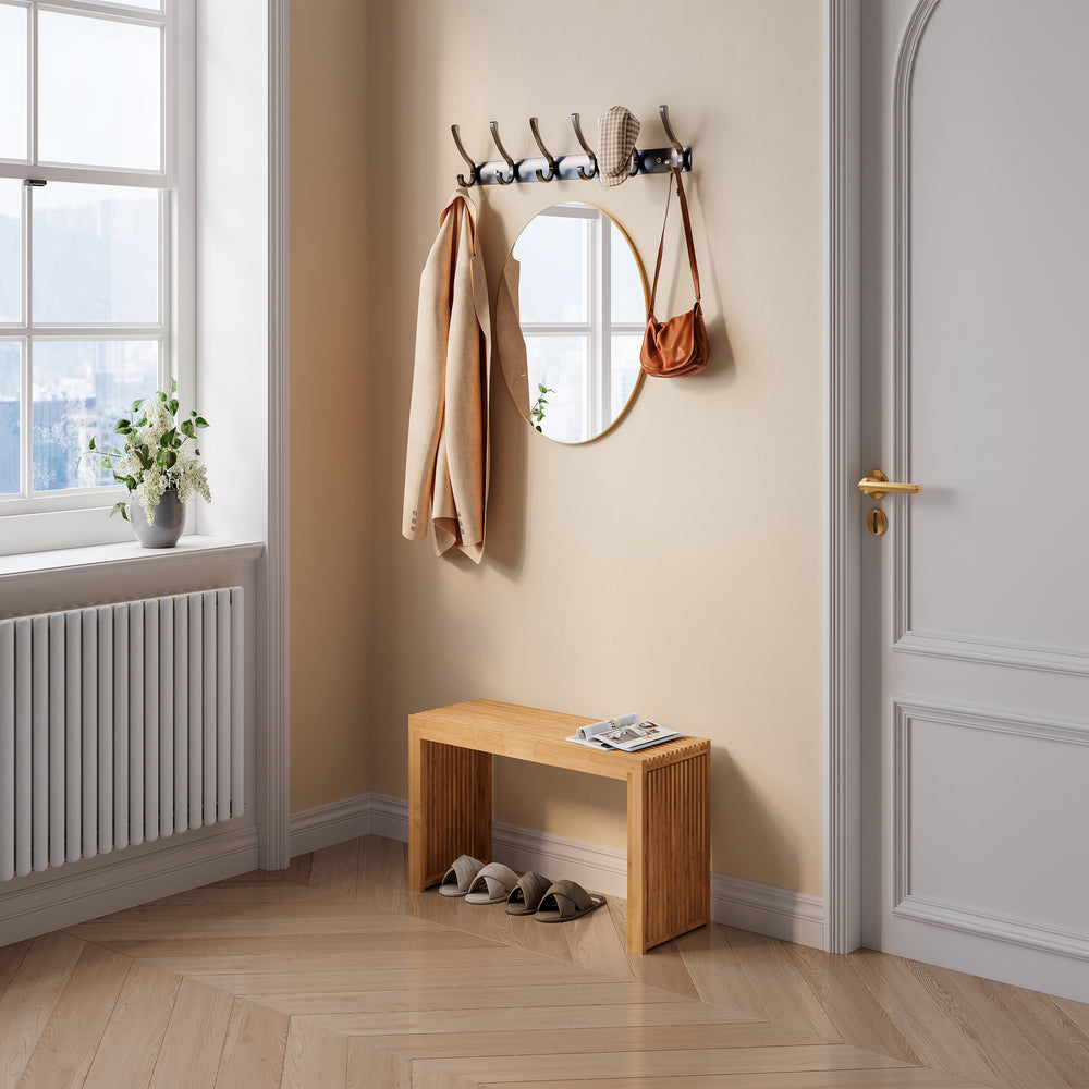 Schoenenrek Korjad 90x33x43 cm Bamboe [en.casa]