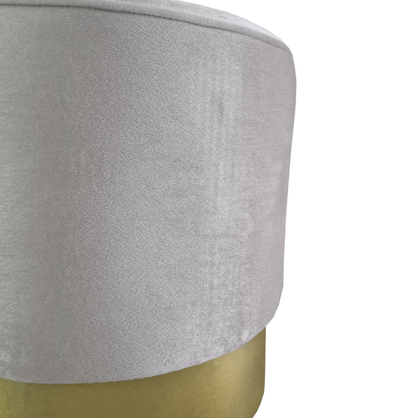 Poef Larvik voetenbank rond 40xØ40 cm [en.casa]