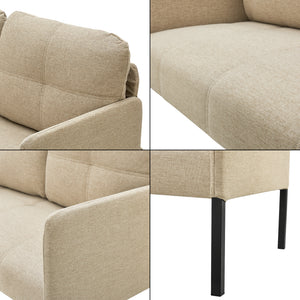 [en.casa] Tweezitsbank Reichling 77x119x69 cm - 2 varianten