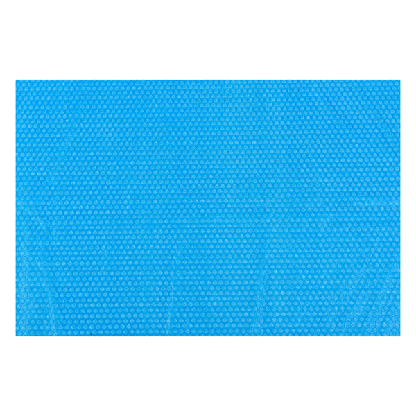 Zwembadafdekking Ferrarno zonnedoek rechthoek PE blauw [en.casa]