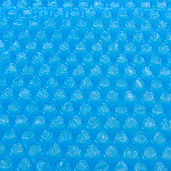 Zwembadafdekking Ferrarno zonnedoek rechthoek PE blauw [en.casa]