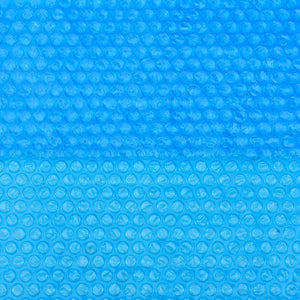 Zwembadafdekking Ferrarno zonnedoek rechthoek PE blauw [en.casa]