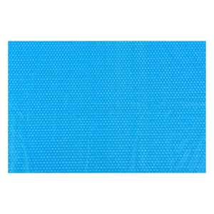 Zwembadafdekking Ferrarno zonnedoek rechthoek PE blauw [en.casa]
