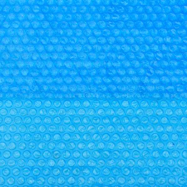 Zwembadafdekking Ferrarno zonnedoek rechthoek PE blauw [en.casa]