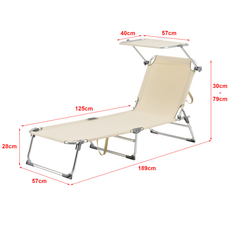 Maatschets Ligbed met luifel Legorreta 189x57x28 cm tot 115 kg [en.casa]