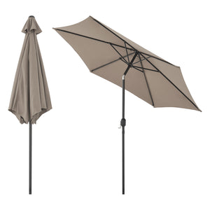 casa.pro Tuin parasol Altino stokparasol Ø270x235 cm - 2 varianten