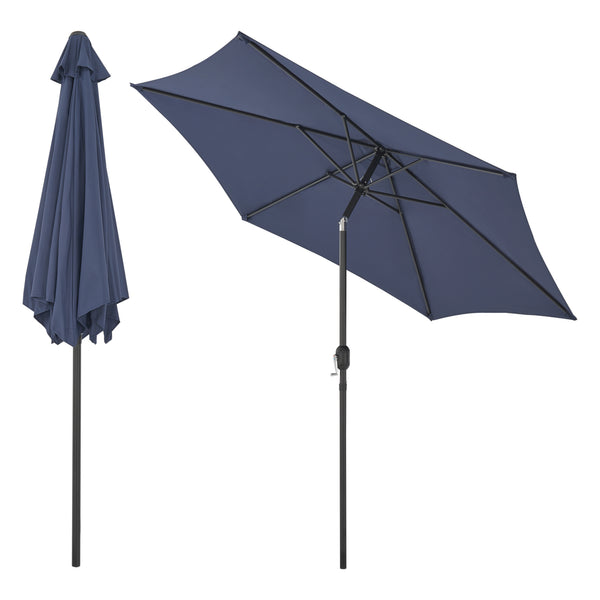 casa.pro Tuin parasol Altino stokparasol Ø270x235 cm - 2 varianten