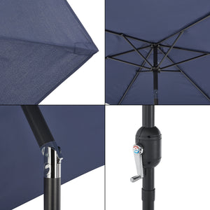 casa.pro Tuin parasol Altino stokparasol Ø270x235 cm - 2 varianten
