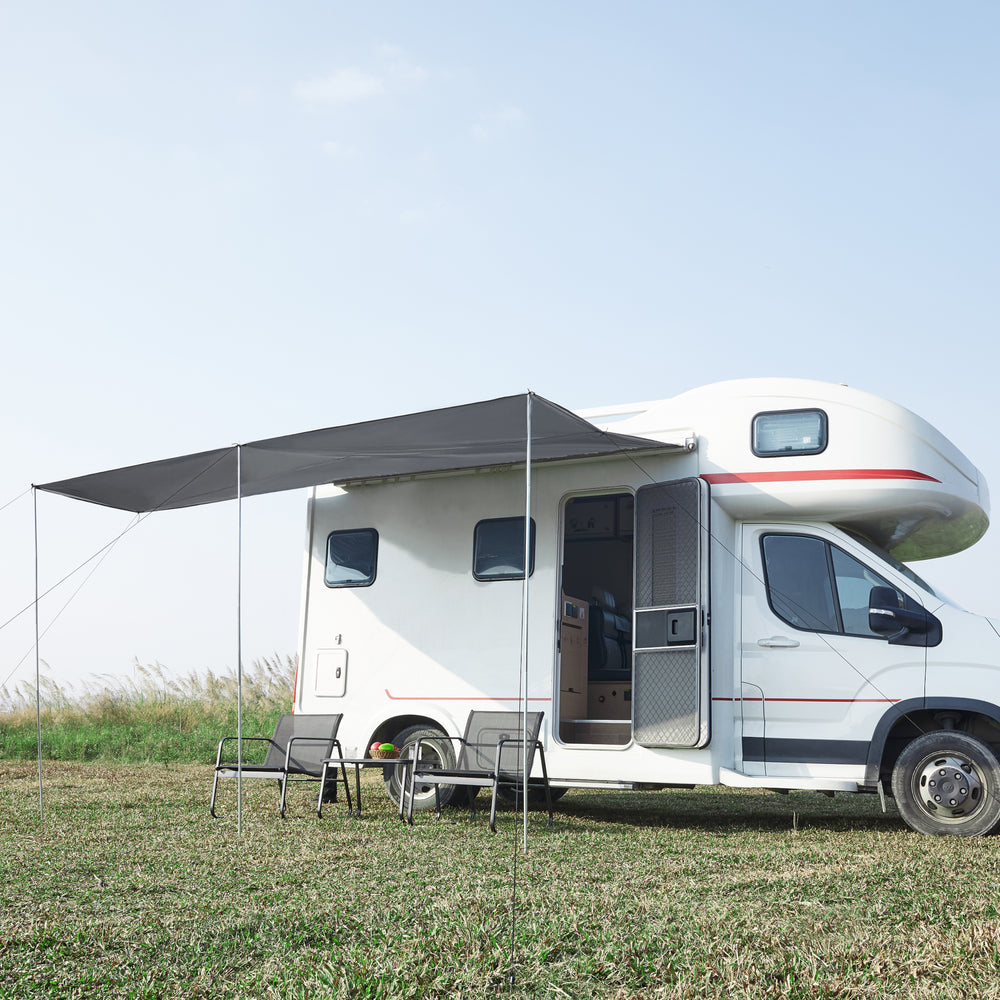 Voortent Beuningen 400x240x235 cm grijs pro.tec