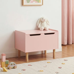 Speelgoedkist Virer 60x40x45 cm Roze [en.casa]
