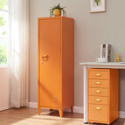 Lockerkast Kurikka metaal 137x38x38 cm [en.casa]