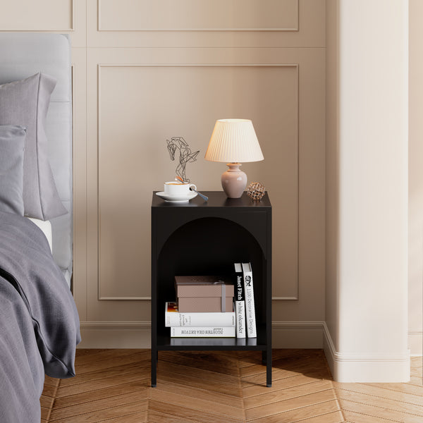 [en.casa] Open kast Akaa met planken staal - 6 varianten