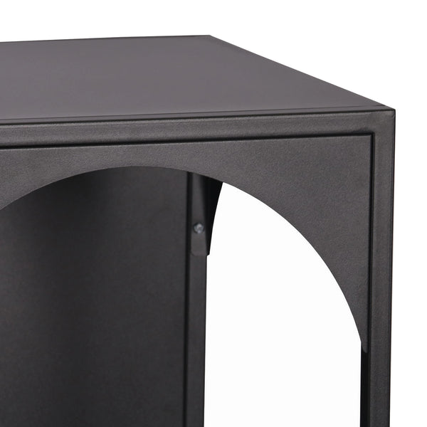 [en.casa] Open kast Akaa met planken staal - 6 varianten