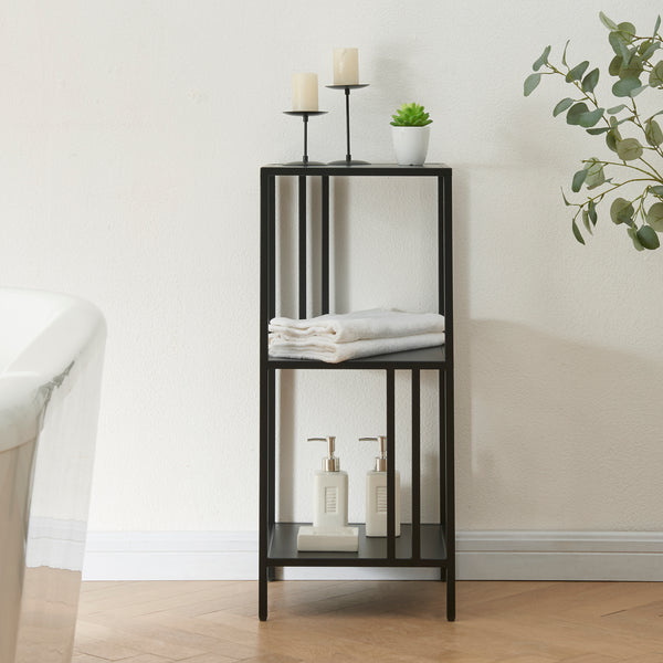 [en.casa] Open kast Kumlinge met planken staal 80x35x35 cm - 2 varianten