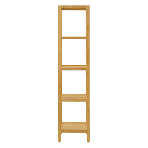 [en.casa] Bamboe opbergrek staand Lierne met planken - 2 varianten